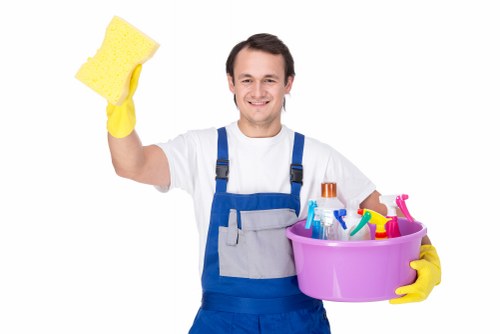 Deep kitchen cleaning during an end of tenancy service in Ealing