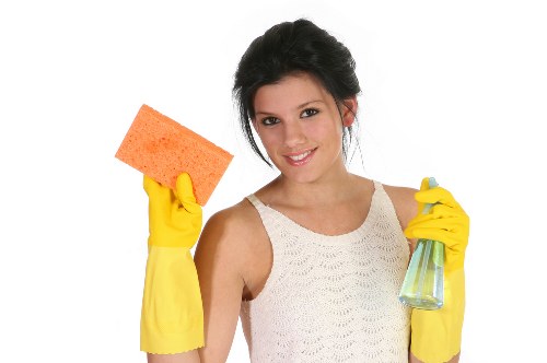 Emergency response and spill control in a cleaning area