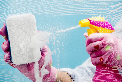 Professional house cleaning in Ealing kitchen cleaning scene