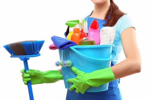 Careful cleaning of stairs and carpeted rooms