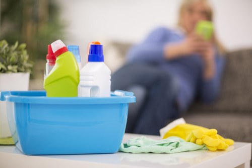 Detailed office cleaning service in an Ealing business space