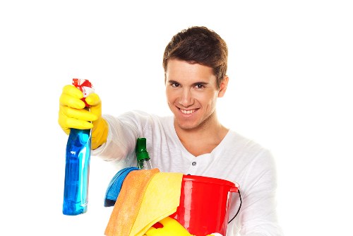 Experienced cleaners doing a deep clean in a London home
